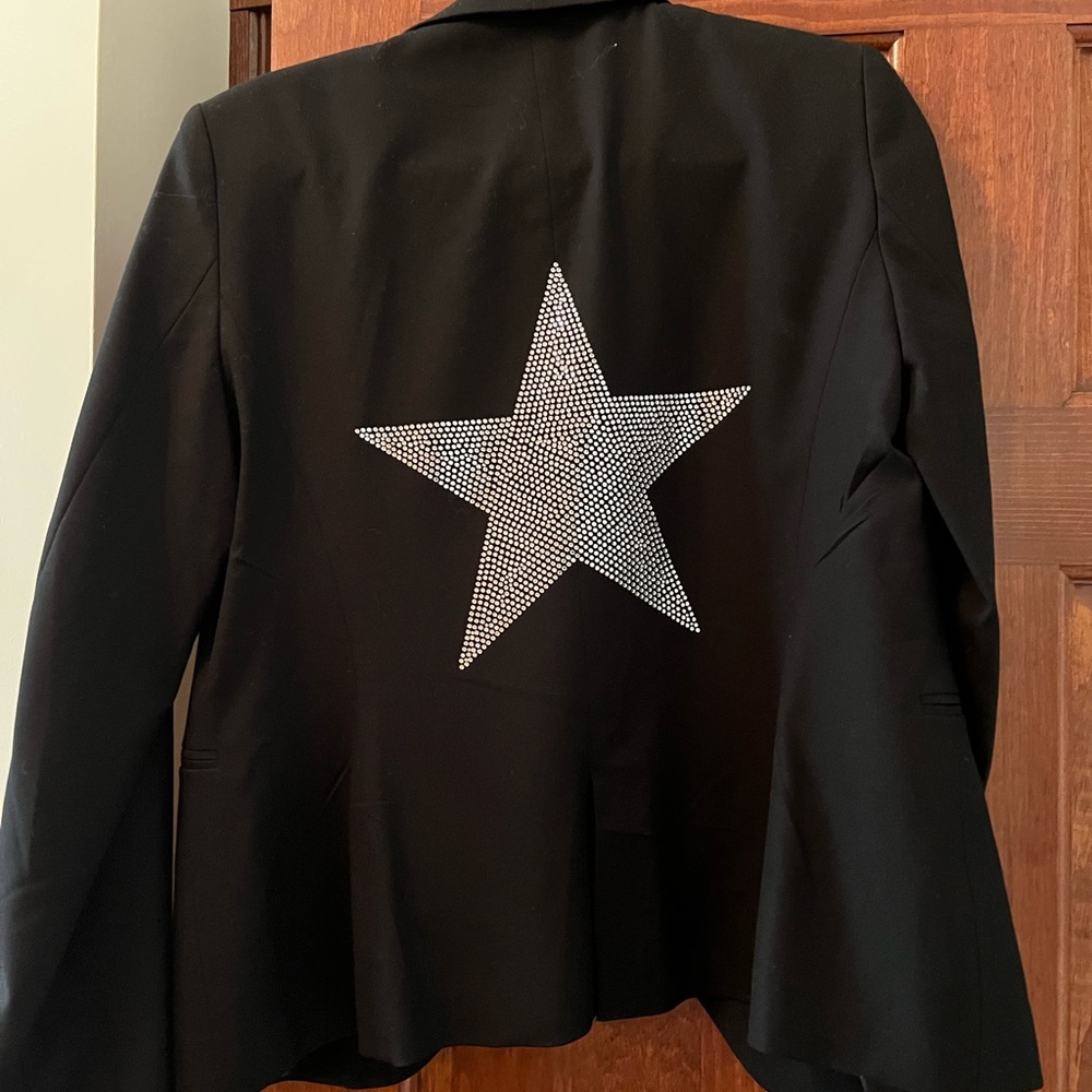 Hipchick couture black blazer size 10